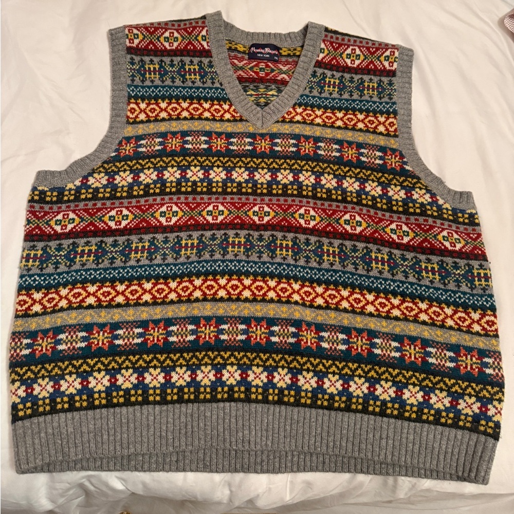 Rowing Blazers sweater vest 100% wool NWOT